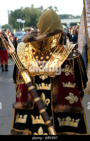 Le sud de l'Espagne près d'Alicante un Maures et Chrétiens Fiesta dans Villafranquesa Villafranqueza Espagne Alicante fêtes de Moros y C Banque D'Images