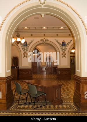 À l'intérieur de l'Assemblée Nationale sur la Grande Allée à Québec, Canada Banque D'Images