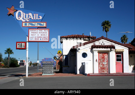 Quail Inn Motel à Tucson en Arizona Banque D'Images