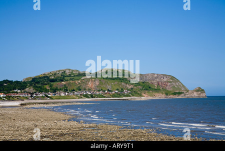 Peu d'Ormes Chef de baie de Penrhyn Rhos on Sea North Wales UK Banque D'Images