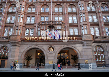 Le Midland Hotel Manchester Charles Stewart Rolls rencontré Frederick Henry Royce en mai 1904 le début de voitures Rolls Royce Banque D'Images