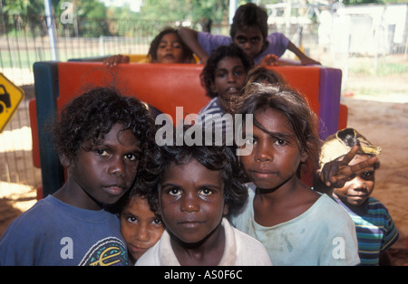 L'école maternelle Nguiu Bathurst communauté Tiwi Islands Banque D'Images