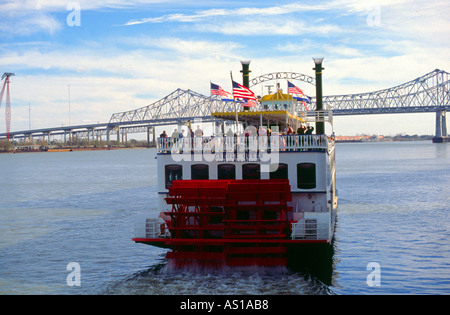 Bateau à aubes Mississippi New Orleans Banque D'Images