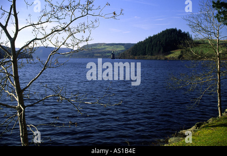 Le réservoir du lac Vyrnwy Powys Powis Mid Wales UK Banque D'Images