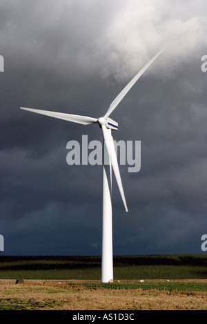 Droit dun Wind Farm, East Lothian, Scotland Banque D'Images