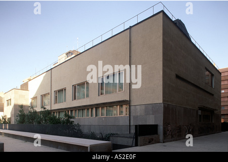 Saragosse, Biblioteca de l'Aragon, Außen Banque D'Images