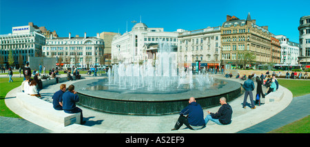 Les jardins de Piccadilly, Manchester UK Europe Banque D'Images