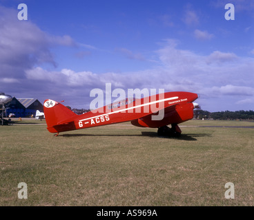 Réplique de de Havilland DH88 Comet course avion Melbourne Australie Banque D'Images