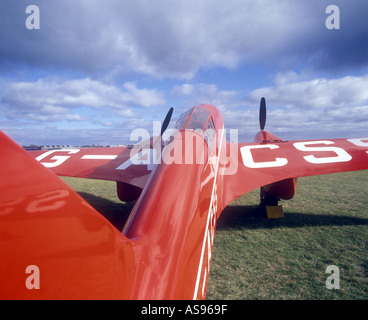 Réplique de de Havilland DH88 Comet course avion Melbourne Australie Banque D'Images