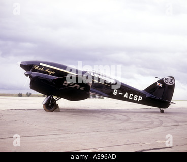 Réplique de de Havilland DH88 Comet course avion Melbourne Australie Banque D'Images