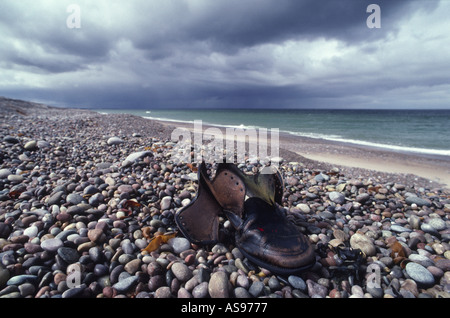 Plage à Grampian Ecosse Forêt Culbin GPL 1035 Banque D'Images