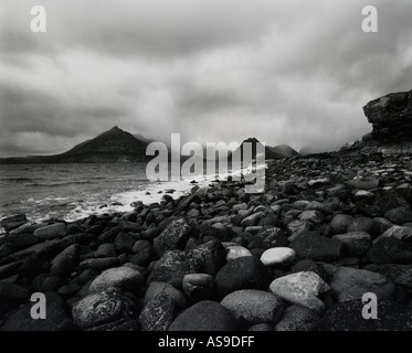 Les montagnes de Cuillin Elgol Ile de Skye Scotland UK Banque D'Images