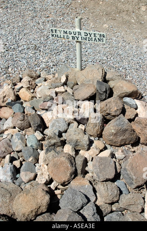 Boot Hill Cemetery Tombstone Arizona USA Banque D'Images