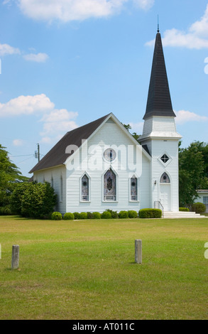 L'Église presbytérienne d'Hébron John's Island Caroline du Sud USA Banque D'Images