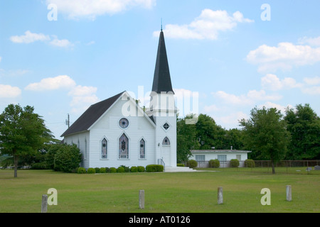 L'Église presbytérienne d'Hébron Johns Island Caroline du Sud USA Banque D'Images