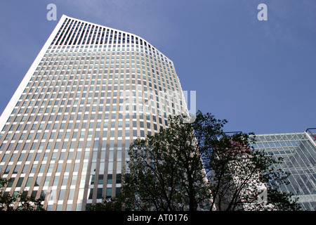 L'architecture moderne le gratte-ciel Hoftoren surnommé ' de Vulpen' le stylo à La Haye Hollande Pays-Bas Banque D'Images