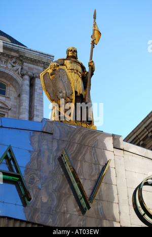 Panneau d'entrée de l'hôtel Savoy, The Strand, City of Westminster, Greater London, Angleterre, Royaume-Uni Banque D'Images