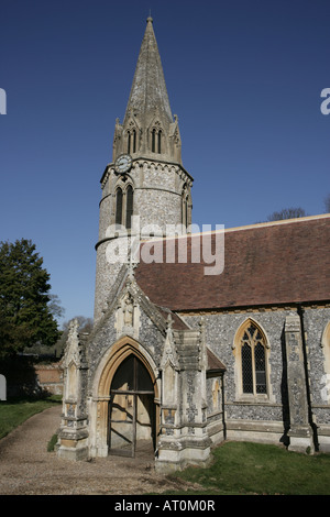 L'église de St Gregory s à côté de Welford Park Banque D'Images