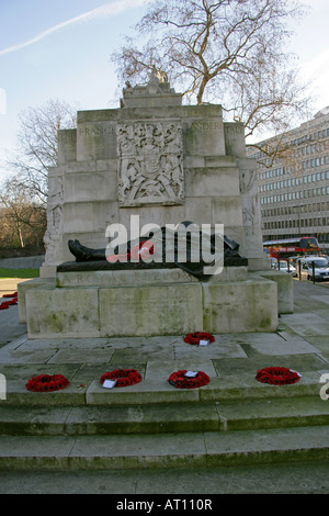 L'Artillerie royale Memorial Wellington Place Hyde Park Corner Banque D'Images