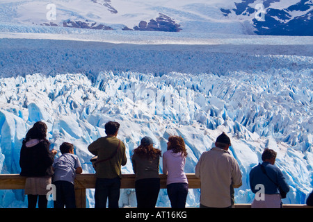 Glacier Perito Morento, Patagonie, Argentine Banque D'Images