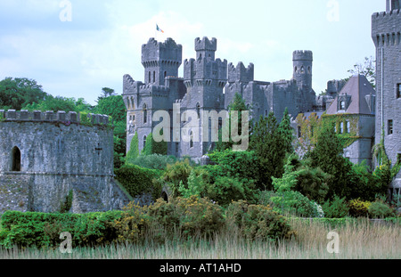 L'Irlande, Cong Co Gaslway, Ashford Castle Banque D'Images