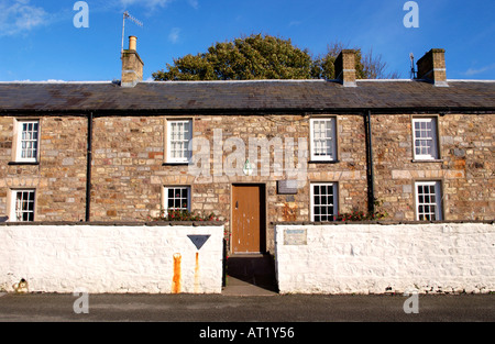 Joseph Parry cottage en rangée Chapelle monteurs de cottages dans Merthyr Tydfil South Wales Valleys UK Banque D'Images