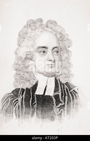 Jonathan Swift, 1667 - 1745. Auteur anglo-irlandais. Banque D'Images