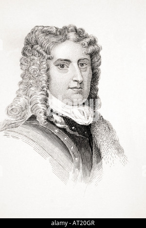 John Churchill, 1er duc de Marlborough, 1650 - 1722. Anglais général et homme d'État. Banque D'Images
