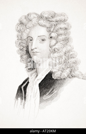 Joseph Addison, 1672 - 1719. Essayiste anglais, poète, dramaturge et homme d'État. Banque D'Images