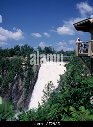 Chutes Montmorency, au Québec, Canada Banque D'Images