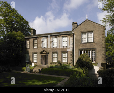 BRONTE PARSONAGE MUSEUM VILLAGE HOWARTH YORKSHIRE ANGLETERRE Banque D'Images