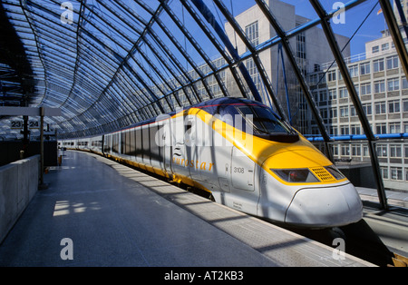 Locomotive Eurostar, Londres Banque D'Images