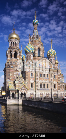 La Russie. St Petersbourg. Spas na krovi cathédrale. UNESCO World Heritage Banque D'Images