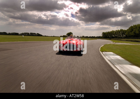 Conduire son Styrron Sally Mason 1950 Ferrari 166 Barchetta autour du circuit Photo par Andrew Hasson 10 Août 2005 Banque D'Images