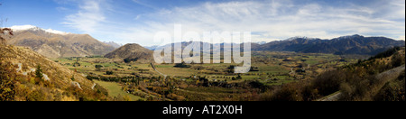 Un Panorama pris d'une petite partie de l'Wakatipu Bassin et vues de Sofia dans l'île Sud de la Nouvelle-Zélande Banque D'Images