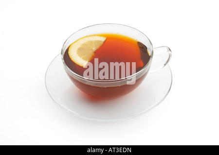 Tasse de thé au citron redbush Banque D'Images