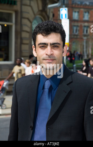 Businessman outdoors Banque D'Images
