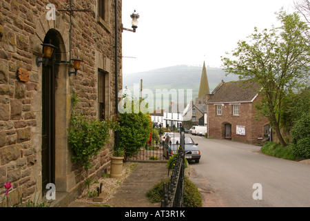 UK Herefordshire Grosmont village et hôtel de ville Banque D'Images