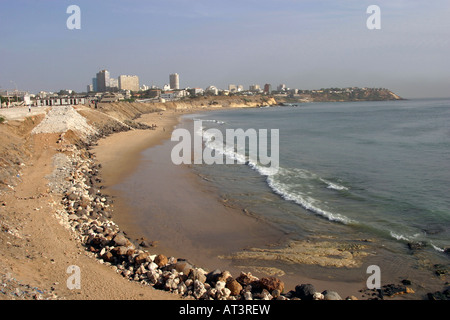 Sénégal Dakar Corniche Ouest beach et Cap Manuel Banque D'Images