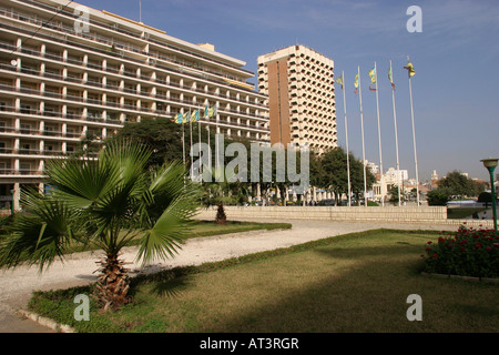 Sénégal Dakar Le Centre de la Place de l'indépendance Banque D'Images