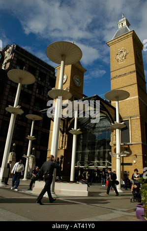 La gare de Liverpool Street London England Banque D'Images