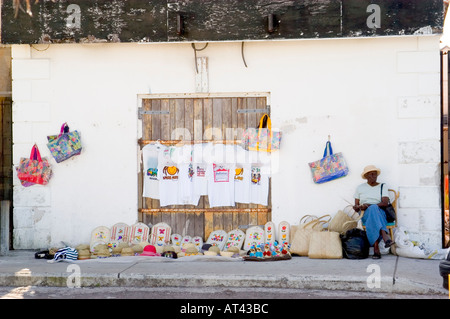 Le navire de croisière Carnival Fantasy s'arrête à Nassau dans les îles de Grand Bahama Banque D'Images