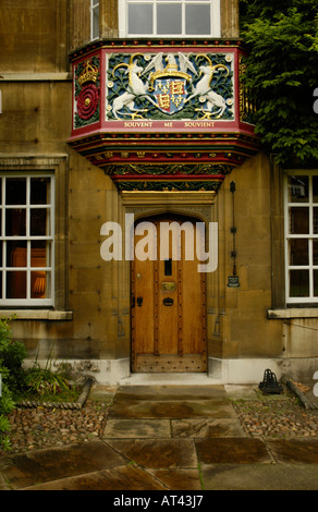 Le Master's Lodge à la première Cour Christ's College de Cambridge en Angleterre Banque D'Images