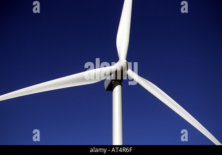 Éolienne, close-up de voiles. Banque D'Images