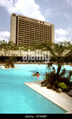 Pan Pacific Singapore piscine de l'hôtel Banque D'Images