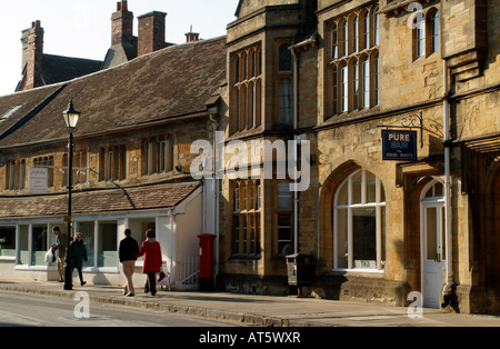 Le centre-ville historique de Sherborne Dorset Angleterre Ouest Boutiques Banque D'Images