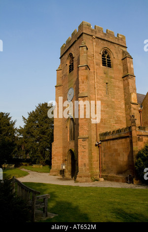 L'église St Mary vierge, Overton, Wrexham, Wales Banque D'Images