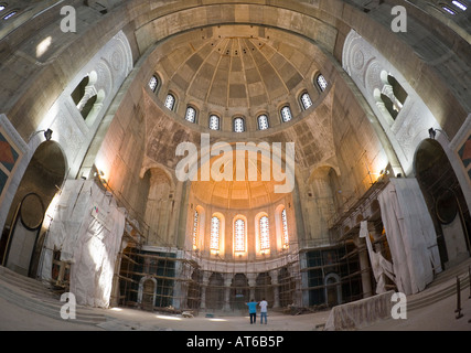 Vue de l'intérieur de la cathédrale de Saint Sava à Belgrade/Serbie Banque D'Images