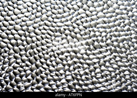 Feuille en fer-blanc, close-up (full-frame) Banque D'Images