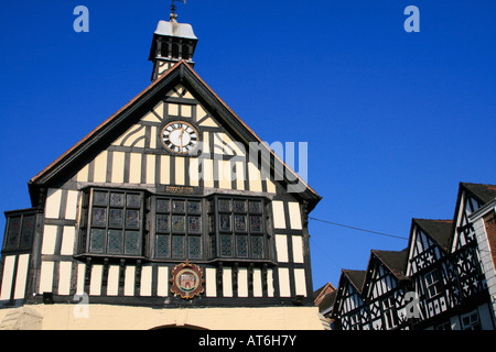 17e siècle Town Hall Building Bridgnorth haute-ville centre village Shropshire, Angleterre, Severn Valley uk go Banque D'Images